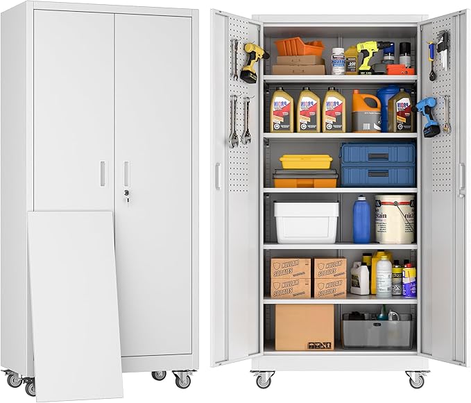 SUXXAN Metal Garage Storage Cabinet