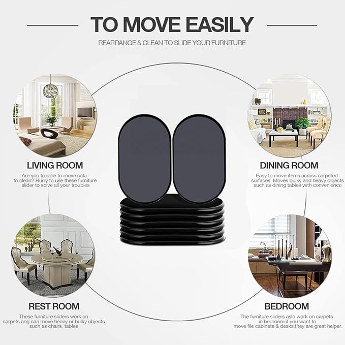 Reusable Large Furniture Sliders