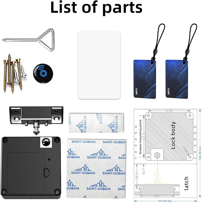 Bluetooth Drawer Lock, TTlock Works