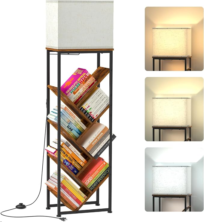Cutogxon Tree Bookshelf with Light