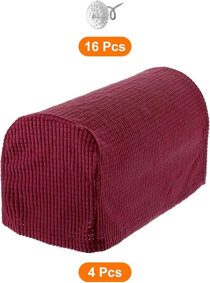 uxcell Stretch Armrest Covers Armchair Anti-Slip