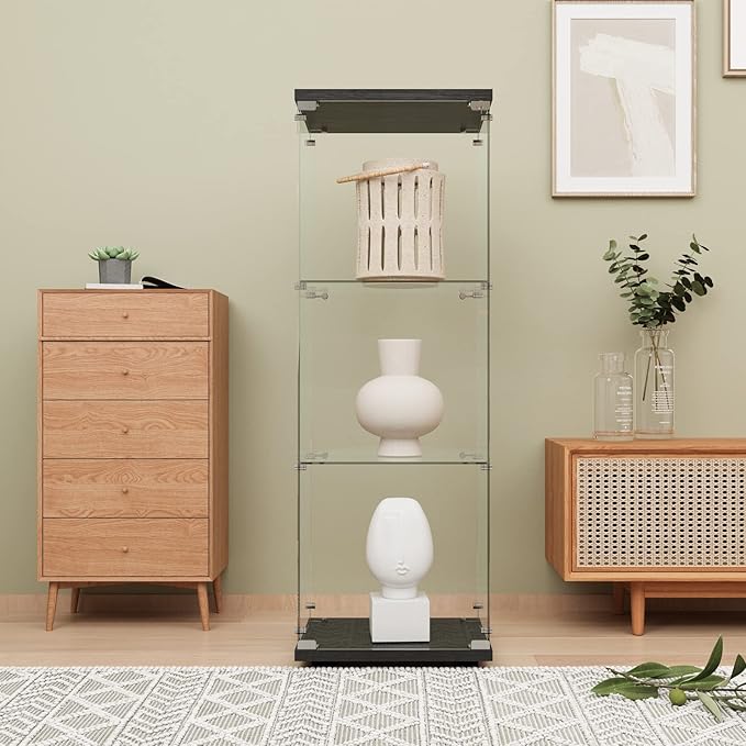 LFT HUIMEI2Y Glass Display Cabinet 3-Shelf