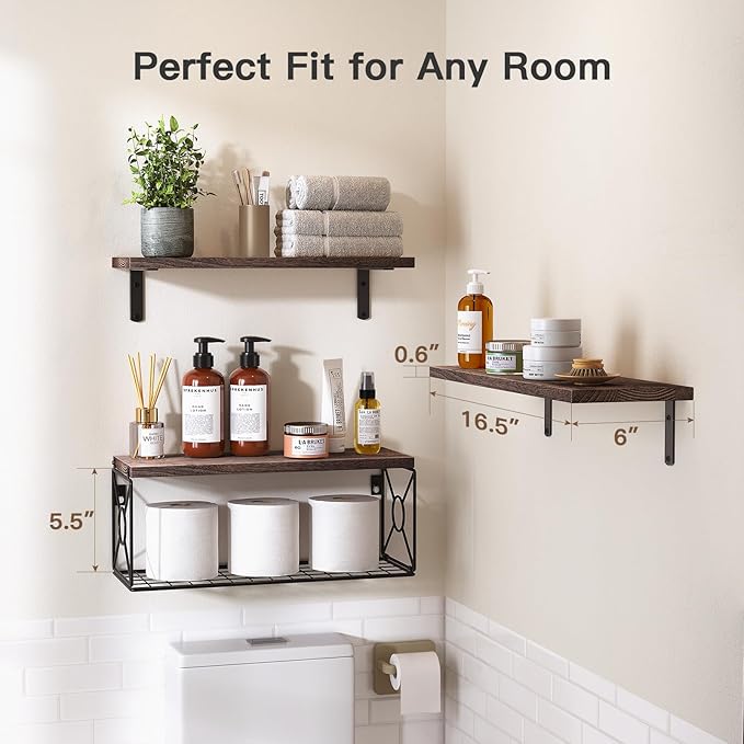 Amada Bathroom Shelves Over Toilet
