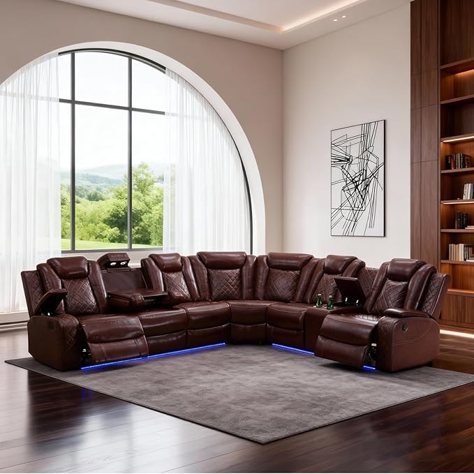 Power Reclining Sectional Sofa