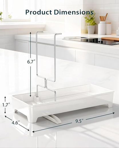 Minimalist Sink Caddy, Rustproof Sponge Holder