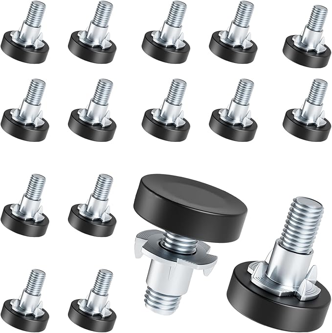 1/4" Thread Leveling Feet, Adjustable Furniture Feet Threaded Screw in