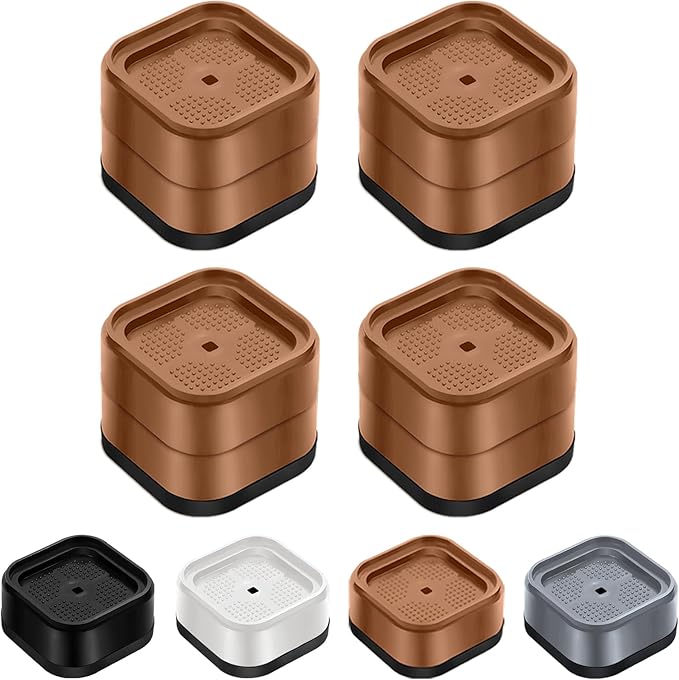 Furniture Risers Adjustable Bed Risers Heavy Duty Lifts Height 2", Square