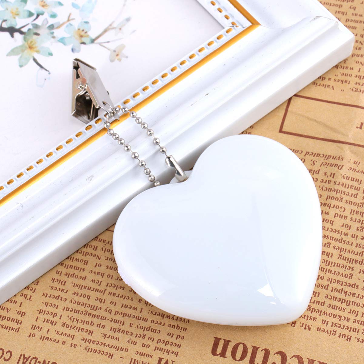 Uonlytech 3pcs Purse Light Handbag Light, Sensor Touch Activated Mini Heart Shape Night Lamp Handbag Purse Lamp for Women & Girls Bag Accessories