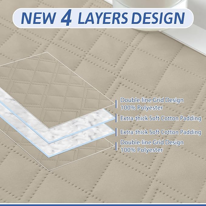 Arfntevss Recliner Sectional Couch Covers 1OO% Waterproof L Shape Sofa Cover