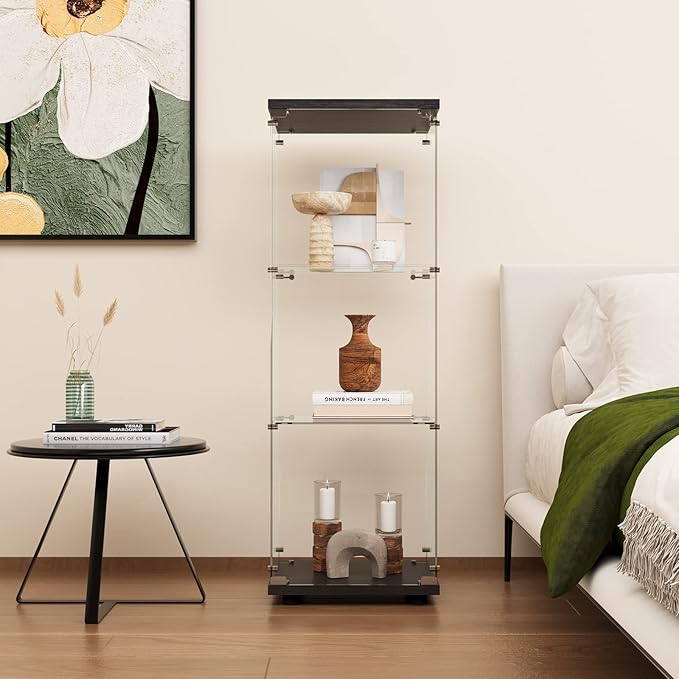 LFT HUIMEI2Y Glass Display Cabinet 3-Shelf