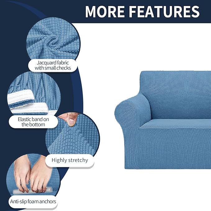 Cupuamon 2026 New Stretch Chair Sofa Slipcovers Couch Cover