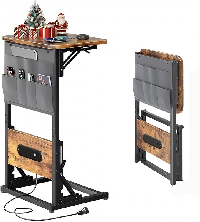 HLDIRECT C Shaped End Table