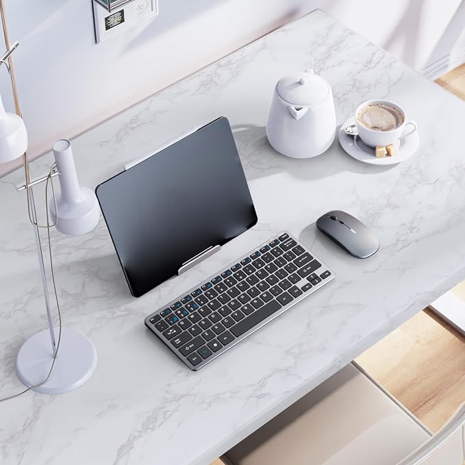 practicalWs White/Grey Marble Contact Paper 23.6" x 118", Marble Wallpaper Peel