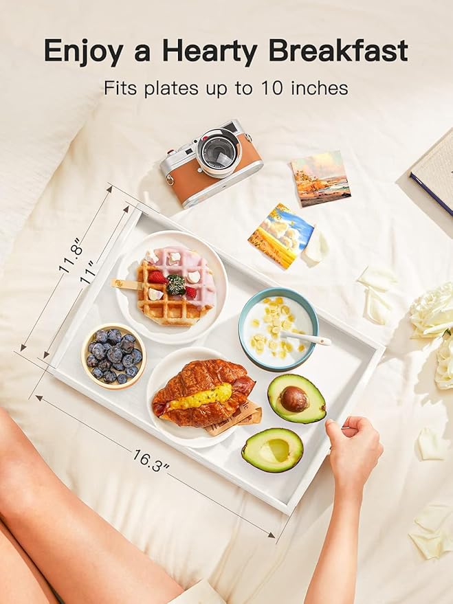 Bamboo Bed Tray for Breakfast, Snack Table