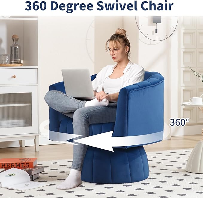 Swivel Accent Barrel Chair