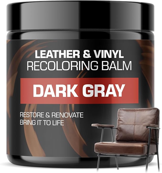 FORTIVO Leather Recoloring Balm, Color Restorer, Scratch Remover, Couch Paint