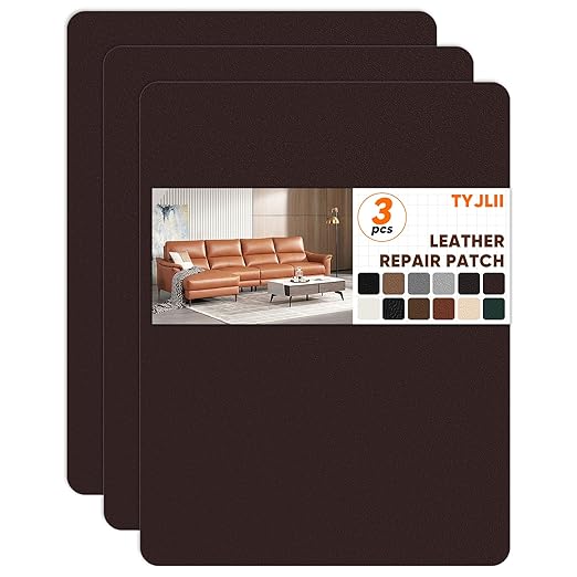 Leather Repair Patch Self Adhesive, 8.3″ x 11″ Vinyl Patch Kit, Leather Repair