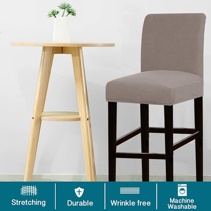 Turquoize Stretch Bar Stool Cover Counter Stool Pub Chair Slipcover
