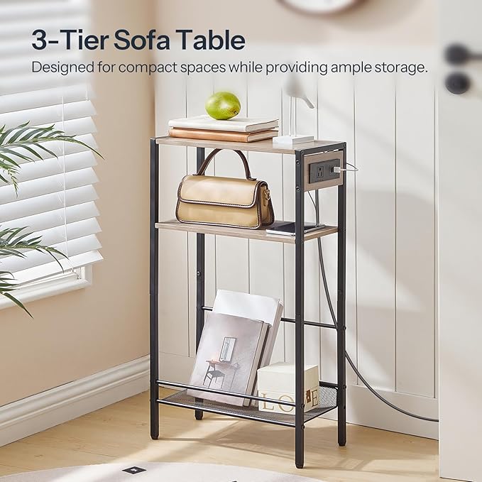 HOOBRO 15.7" Narrow Console Table