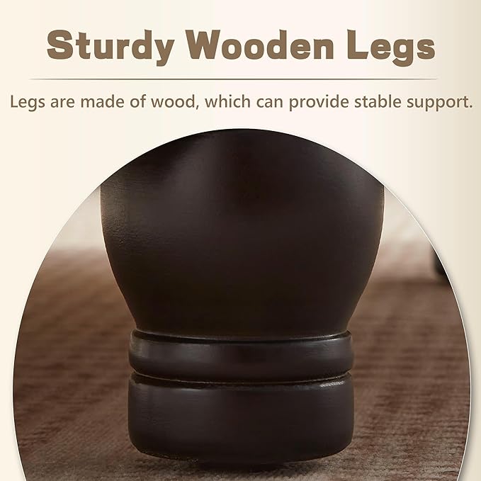 30-Inch Round Storage Ottoman, Modern Ottoman Coffee Table
