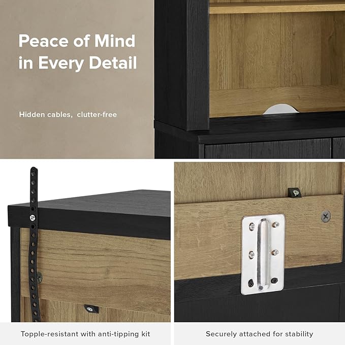 mopio Blake 4 Piece Entertainment Center