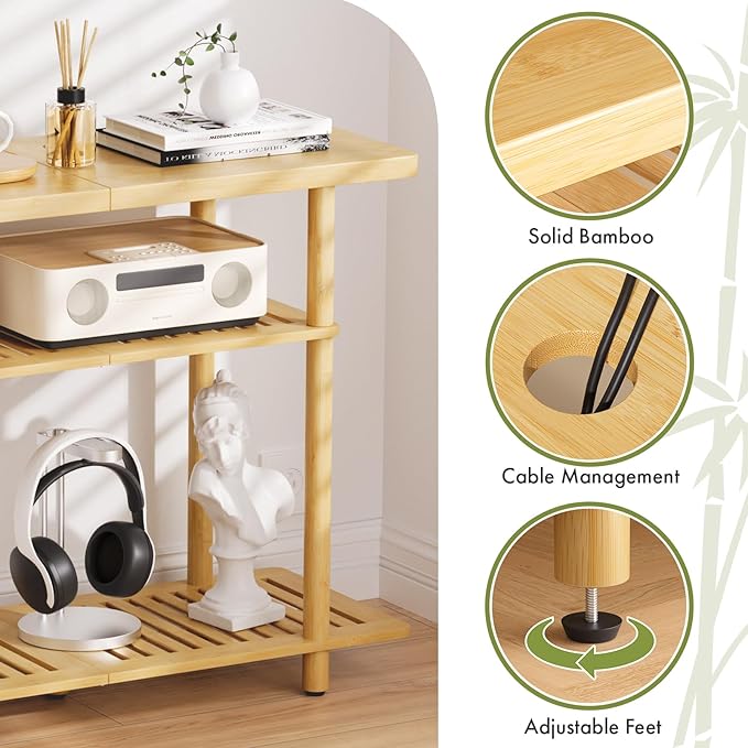 Bamboo TV Stand, Small TV Stands