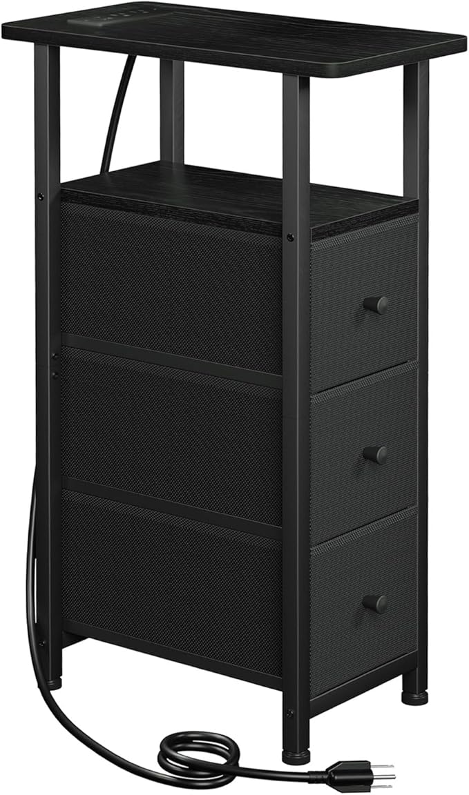 LOAKEKEL Narrow End Table Living Room