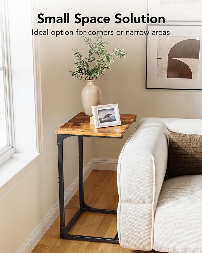 Pipishell C-Shaped Side Table, C Table