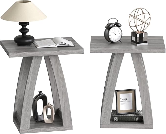 FROMJBEST End Tables Living Room, Side Table Beside Sofa, Nightstand