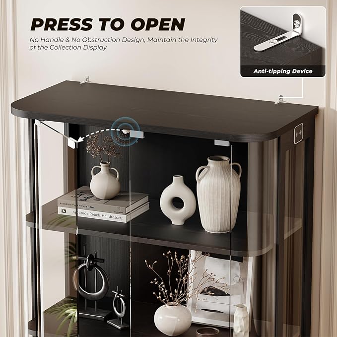 BROTTAR Rounded Display Cabinet