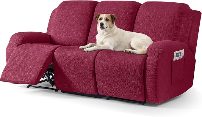 Timeles Recliner Covers for 3 Seater Reclining Couch Covers Sofa Slipcover
