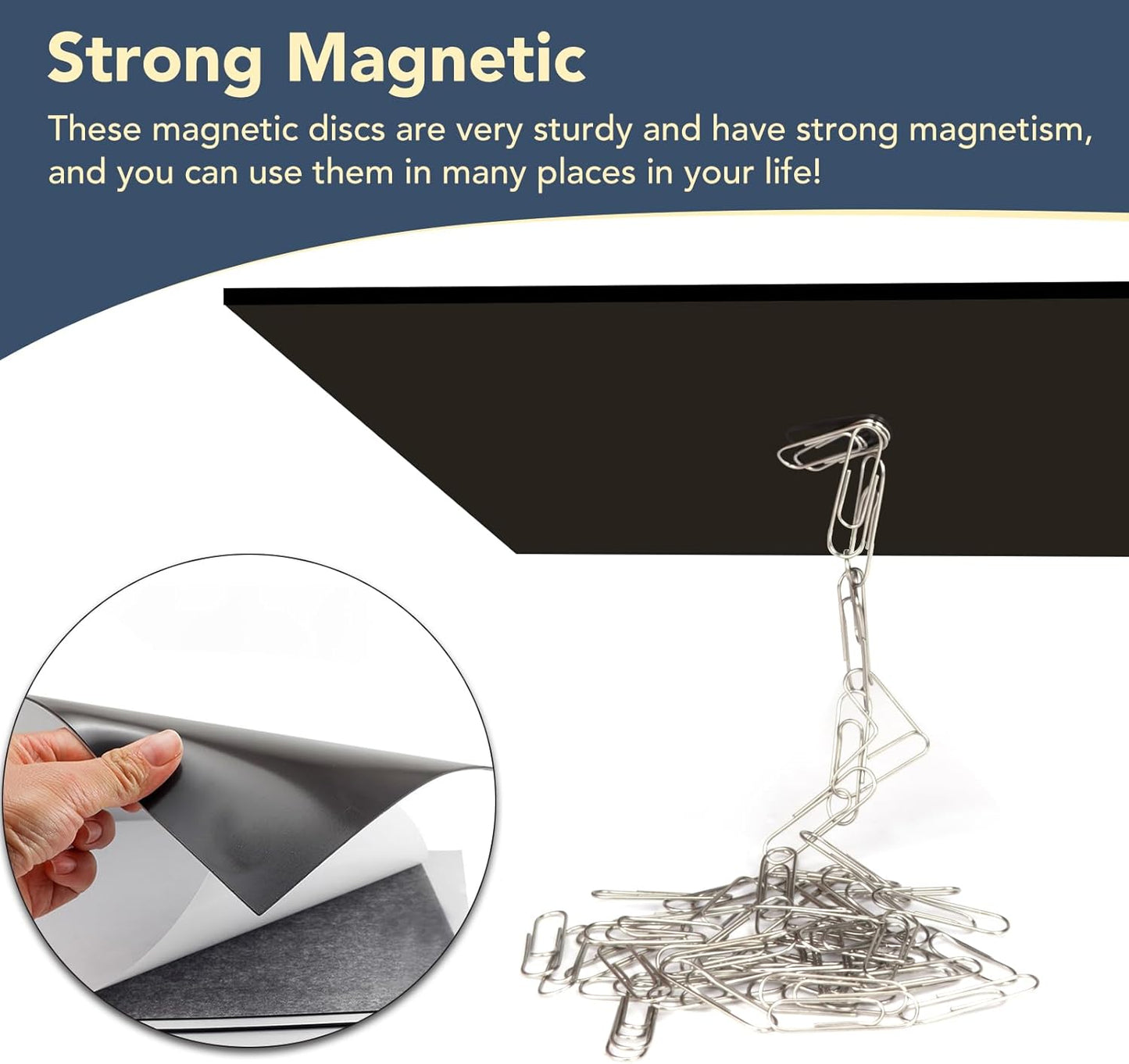 DIYMAG 30Pack Magnetic Adhesive Sheets, Magnetics with Adhesives Backing, 8x10 Inch Flexible Magnet Sheet for Crafts Photos and Die Storage Easy to Cut