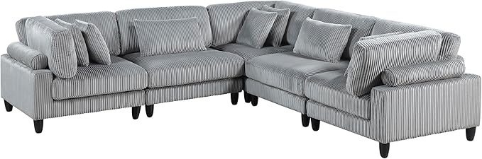 Lexicon 120 Inch Modular Sectional Sofa