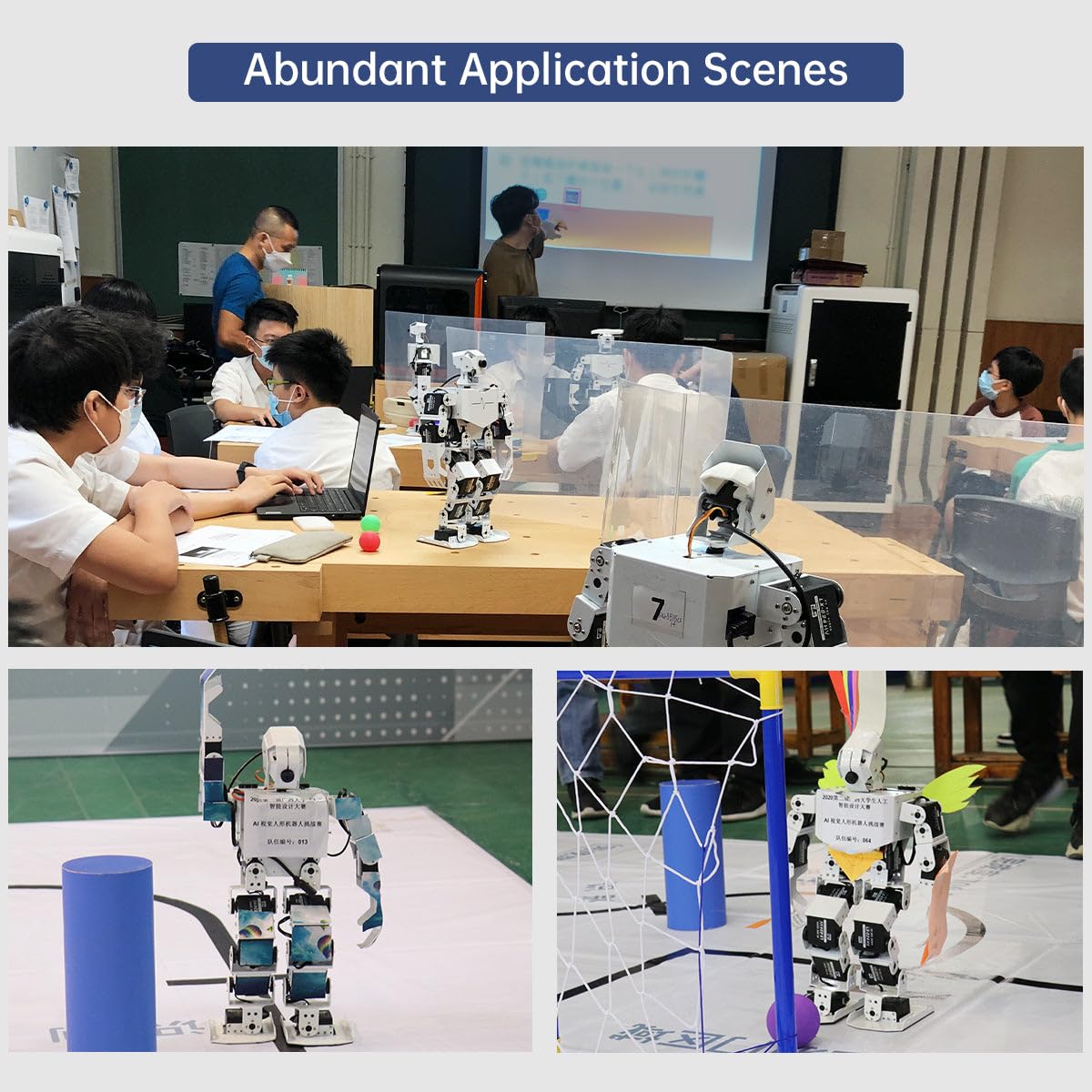 HIWONDER Humanoid Robot with ChatGPT AI Large Model Voice Control AI Vision Scene Understanding Raspberry Pi Robot Kit Python Programming for Teens Adults, TonyPi Standard Kit & RPi 5 4GB