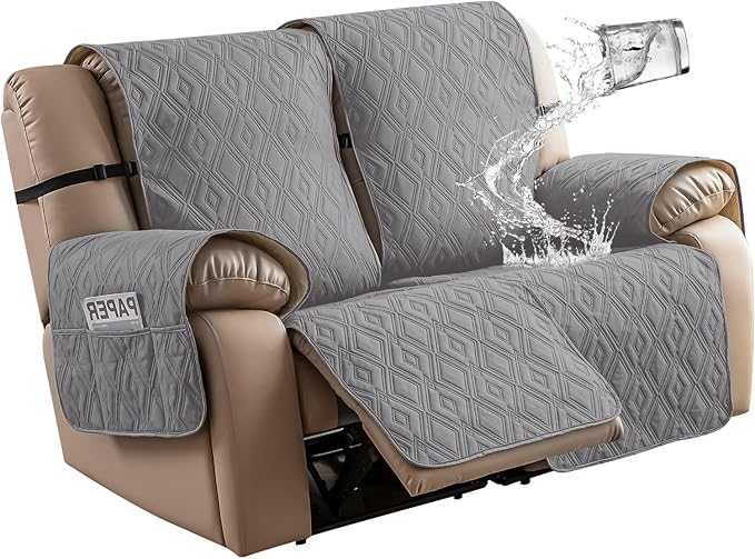 Genina Loveseat Recliner Cover Non-Slip, Sofa Cover