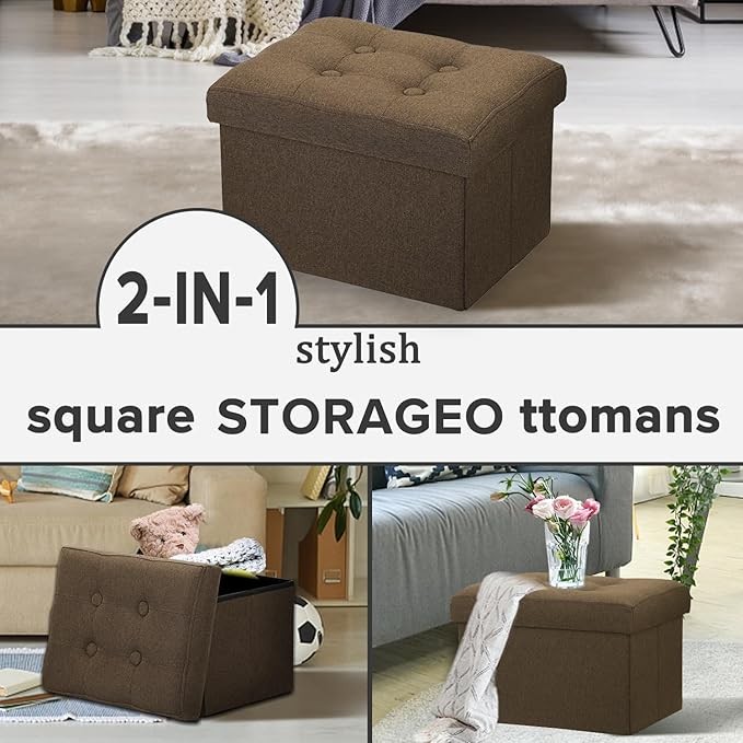 LINMAGCO Ottoman Storage Ottoman