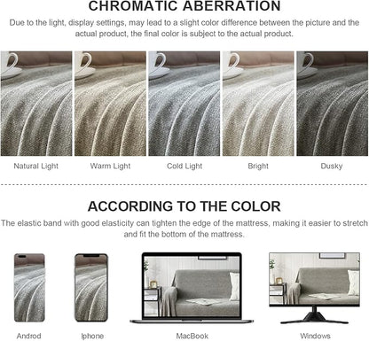 BOURINA Chenille Fluffy Throw Blanket with Decorative Fringe for Couch Cover Sofa Chair Blanket（50×60 Inches） Grey