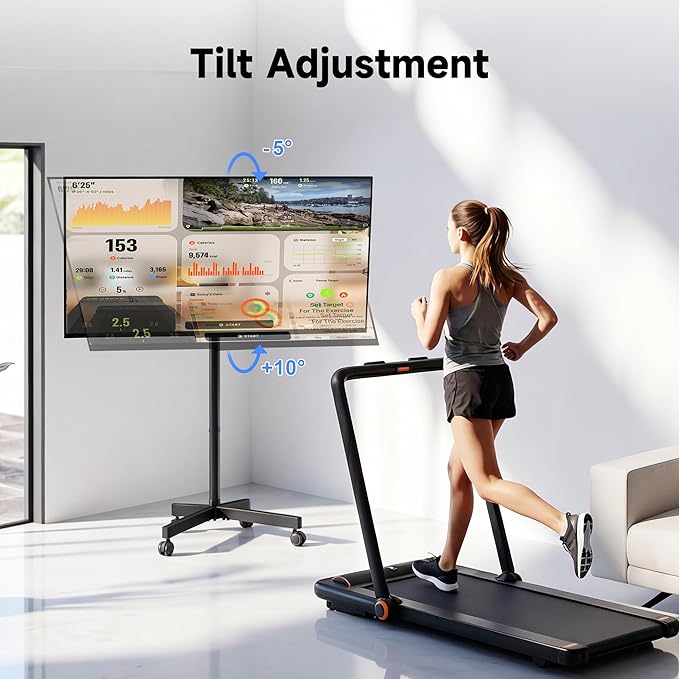 XINLEI Mobile TV Stand on Wheels