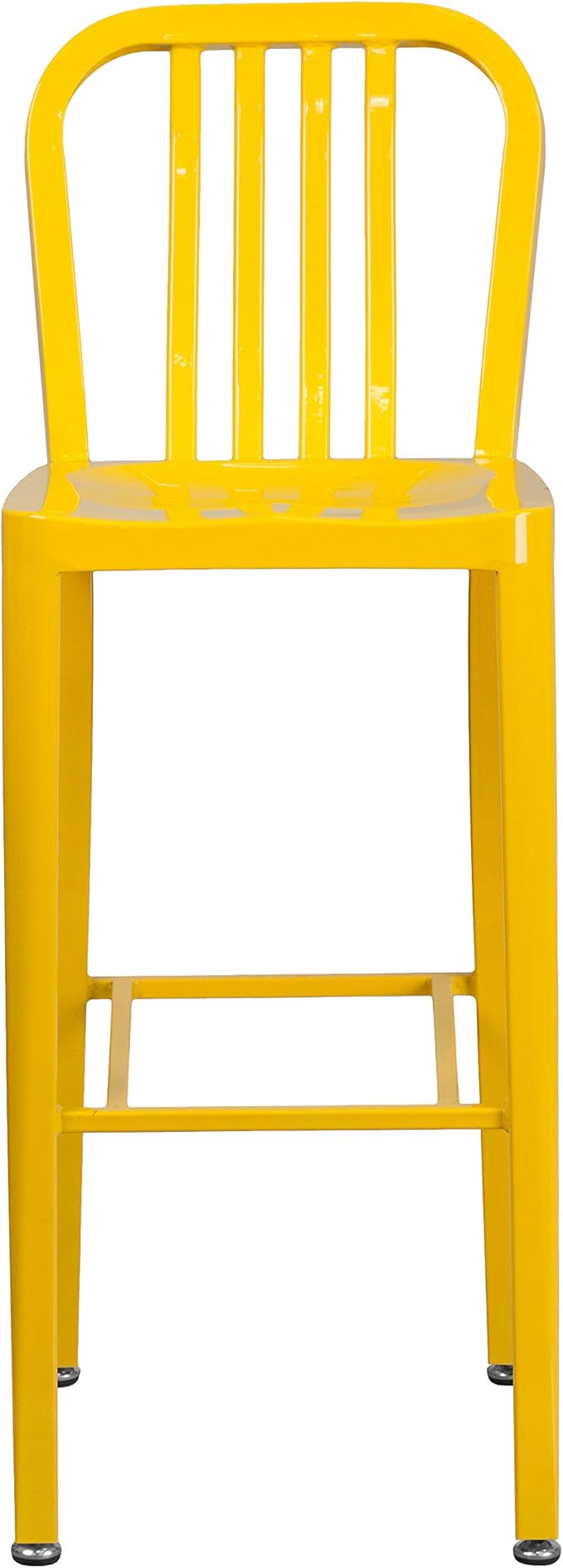 Flash Furniture Gael Commercial Grade 2 Pack 30" High Yellow Metal
