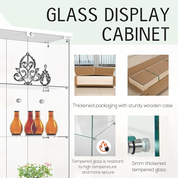 FANYUSHOW Glass Display Cabinet