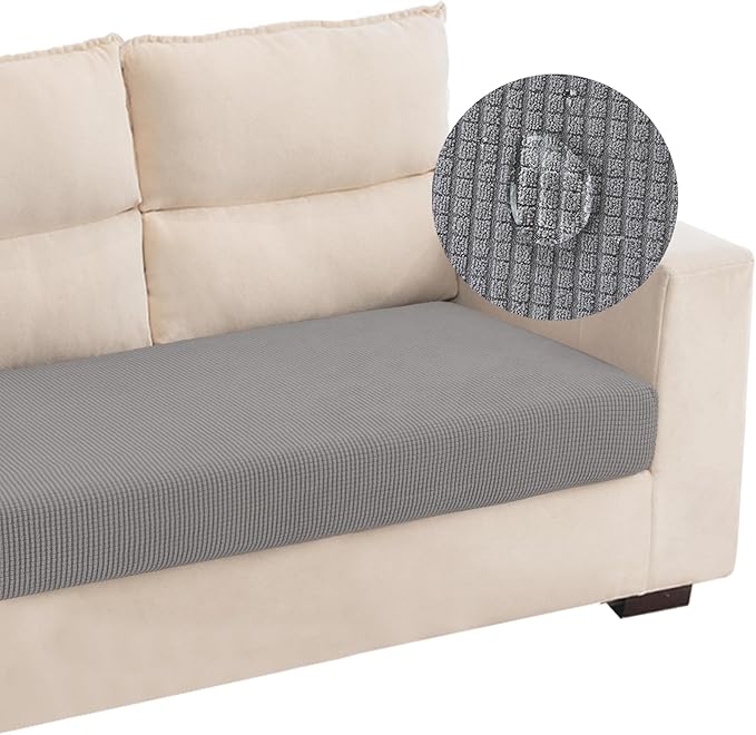 Water Repellent Couch Cushion Cover Loveseat Cover, Stretch Sectional Sofa Seat