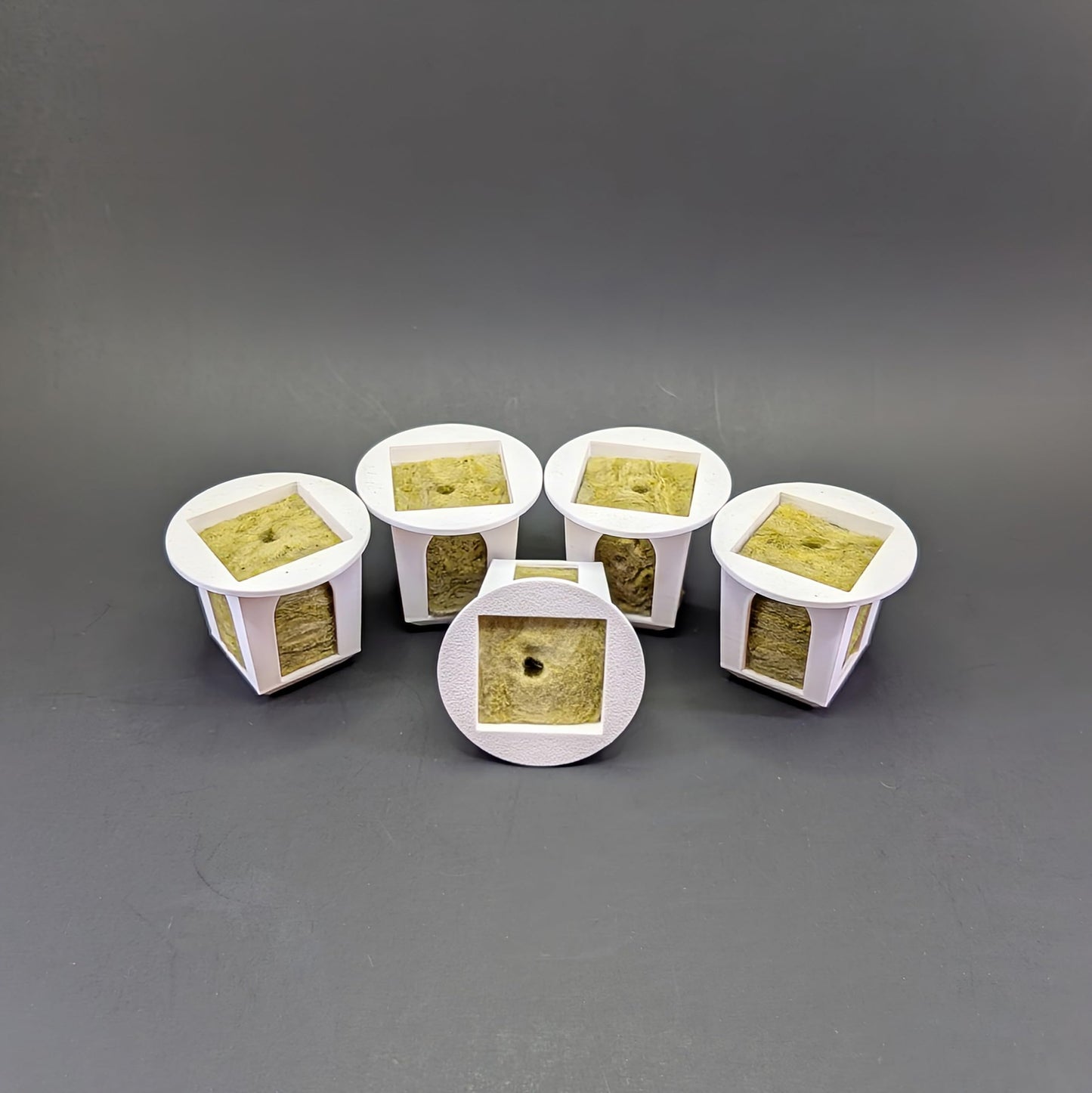 Grow Cubes for Hydroponic System/Compatible with Gardyn (15 Cubes+Rockwool)