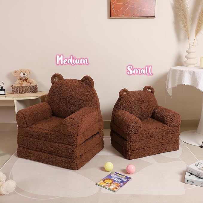 MOMCAYWEX Kids Sofa, Sherpa Couch