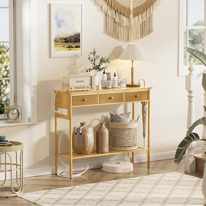 38" Entryway Table Console Table