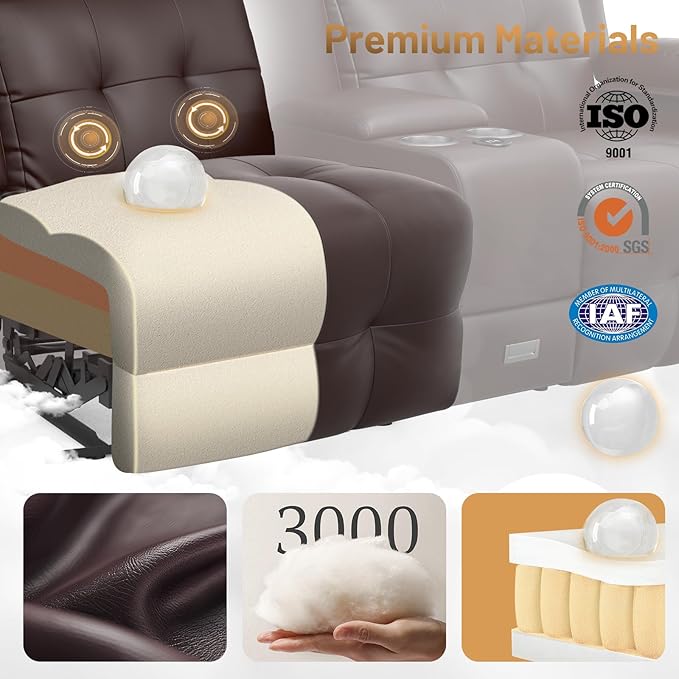 Loveseat Recliner Sofa, Home Theater Seating
