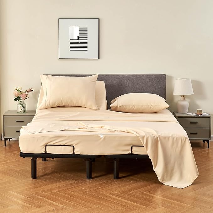Kingnex 32-34 Split Top King Sheets Sets