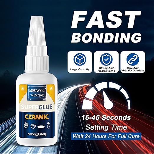 Meuvcol Ceramic Glue Repair Kit, 100g