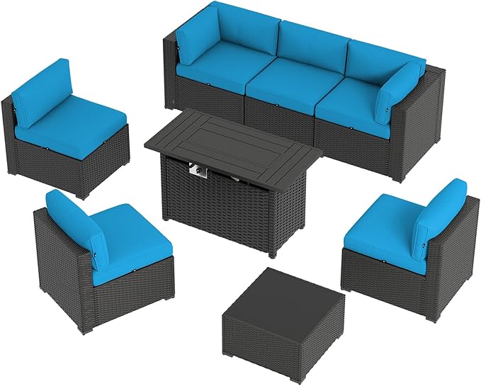 Aoxun 8 Piece Patio Furniture Set