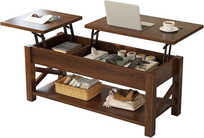 Rolanstar Coffee Table, 47.2" Lift Top