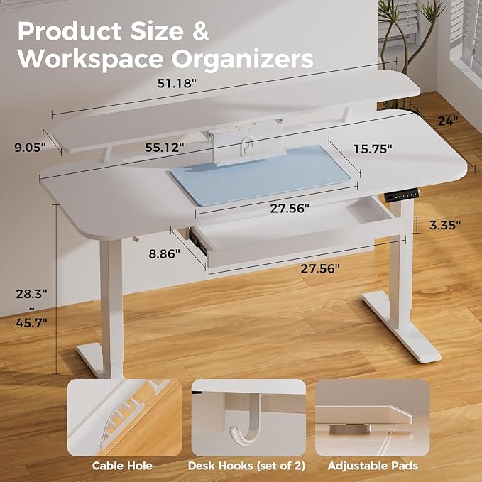 COMHOMA Electric Standing Desk